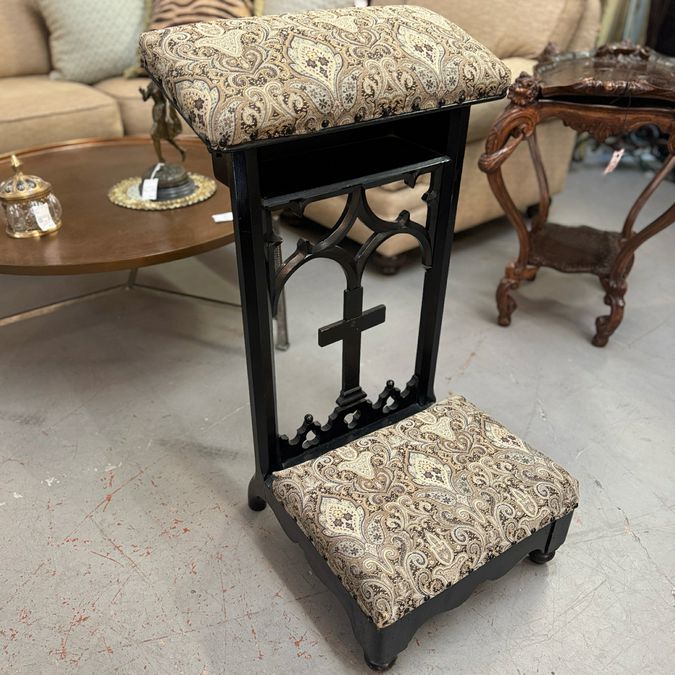 Antique Prayer Bench, Prie Dieu 21x22x36