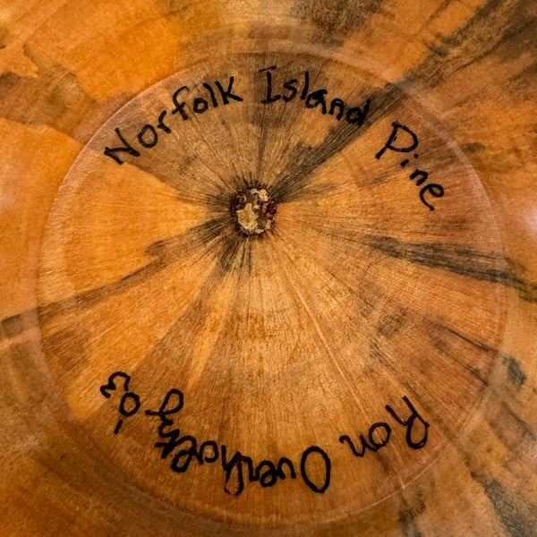 Handcrafted Norfolk Island Vase by Ron Overholtz 6.5"H