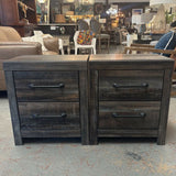 PAIR BARN 2-Drw Nightstands 21.5x15.5x24.5