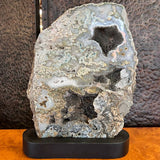 Large Natural Geode W/Stand 10"H