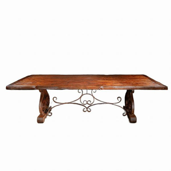 Jason Scott Live Edge Trestle Dining Table 108x48x32