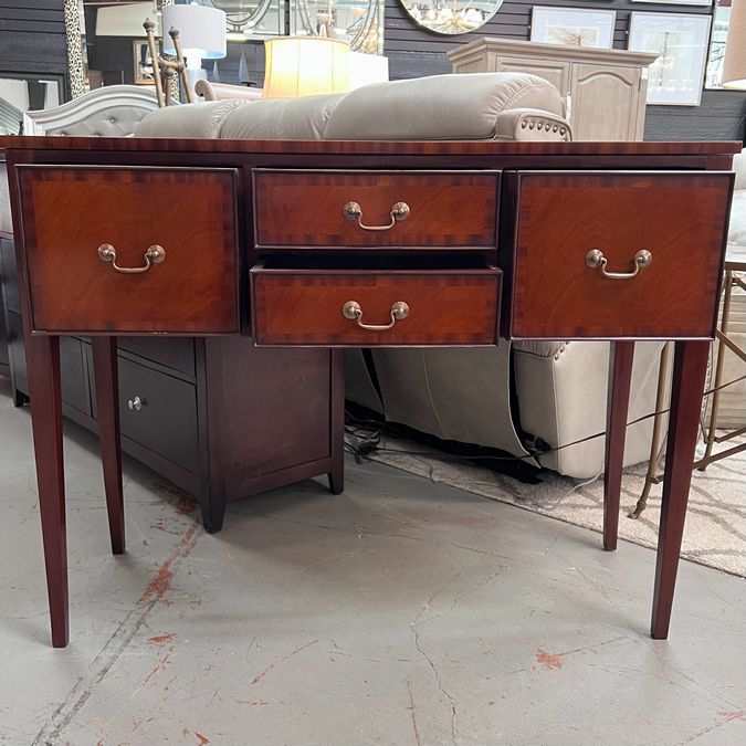 Canora Grey Kittleson 4-Drw Mahogany Console 47x16x36
