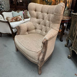 Mark Roberts Tufted Overstuffed Wingback Chair Set 35x35x44.5