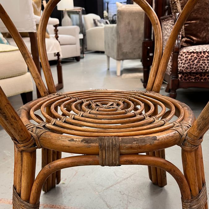 MC Italian Modern Rattan Bistro Table 24"DiaX28"H