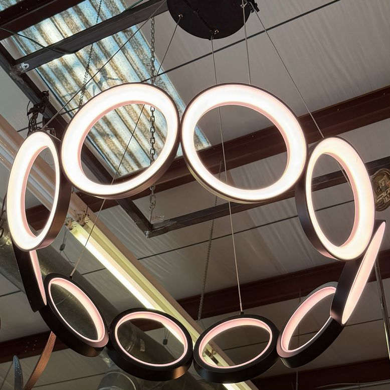 Kuzco Oros 29" LED Abstract Chandelier 29.12"D x 7.88"H