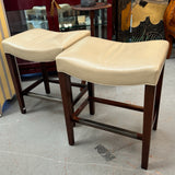 PAIR Hickory Chair Madigan Cappuccino Barstools 20.5x16x30.5