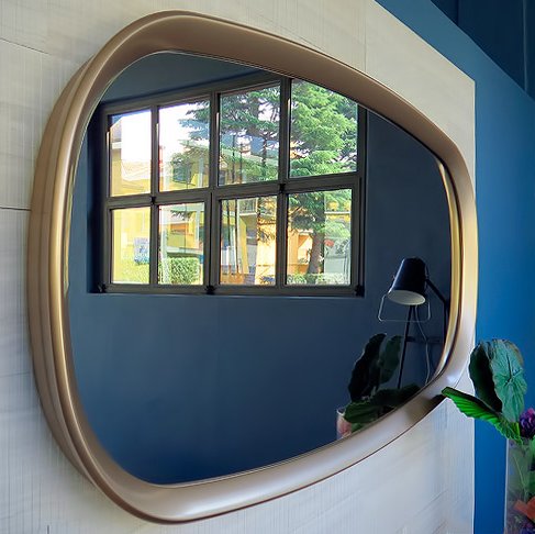 B&B Italia Madison Mirror Bronzed Nickel 64X33