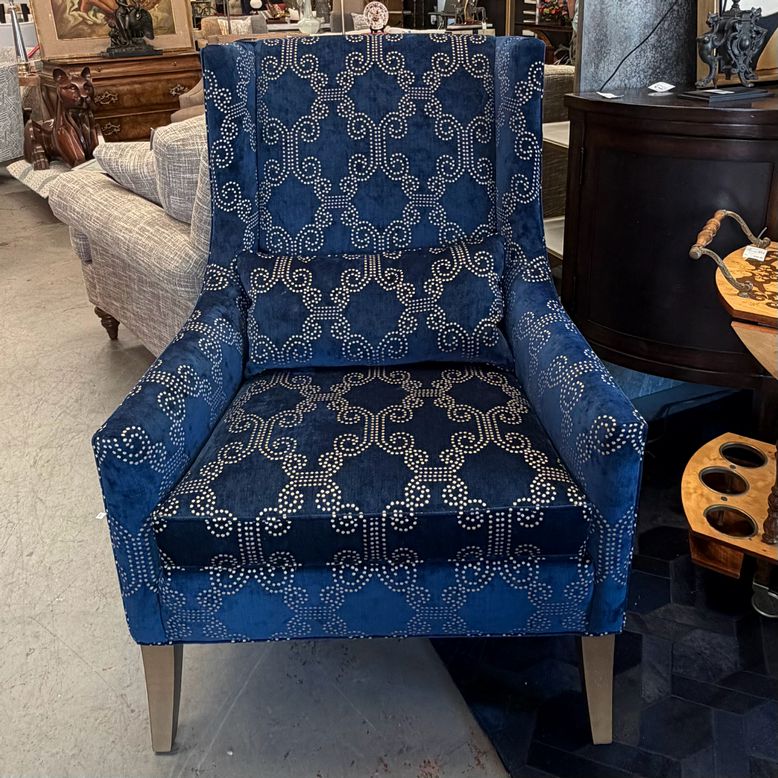 Ethan Allen "Kyle" Wingback Chair 31.5x34x43.5