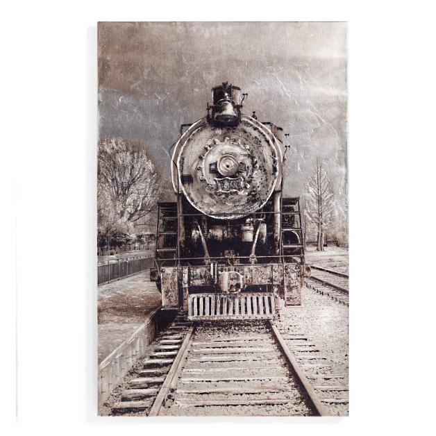 Grandin Road Freight Train Canvas Giclee' 48x68