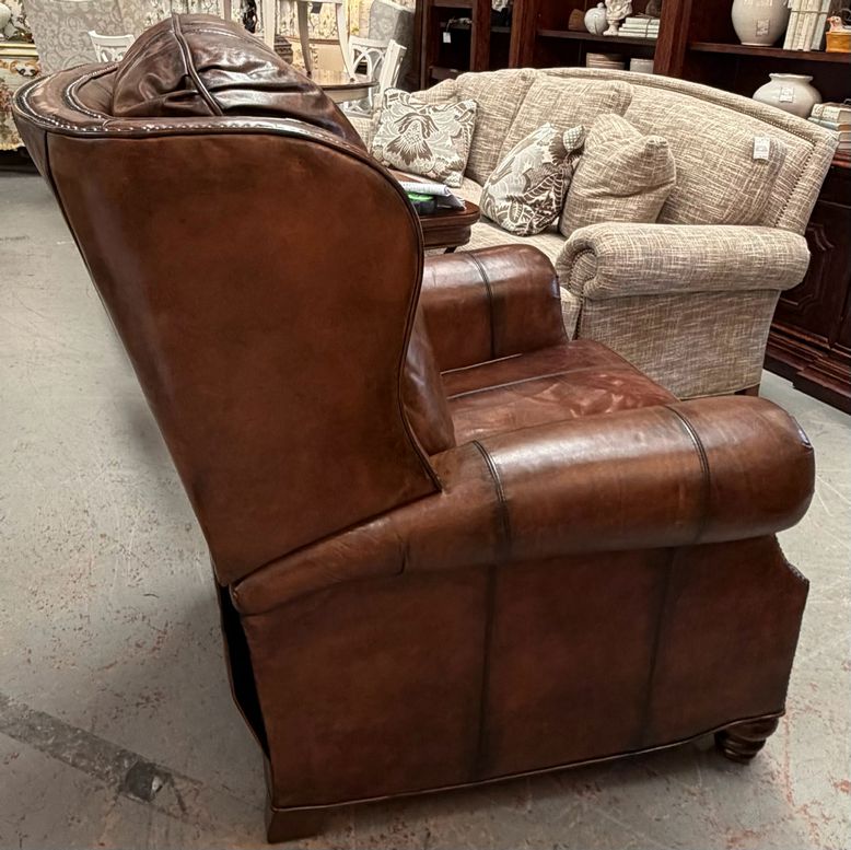 Motioncraft 1220 Austin Savage Brown Leather Recliner 39x40x45