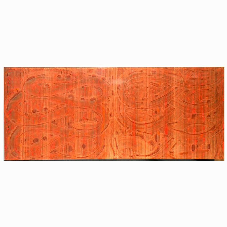 Christopher Martin Gallery Acrylic Signed 42x17.5