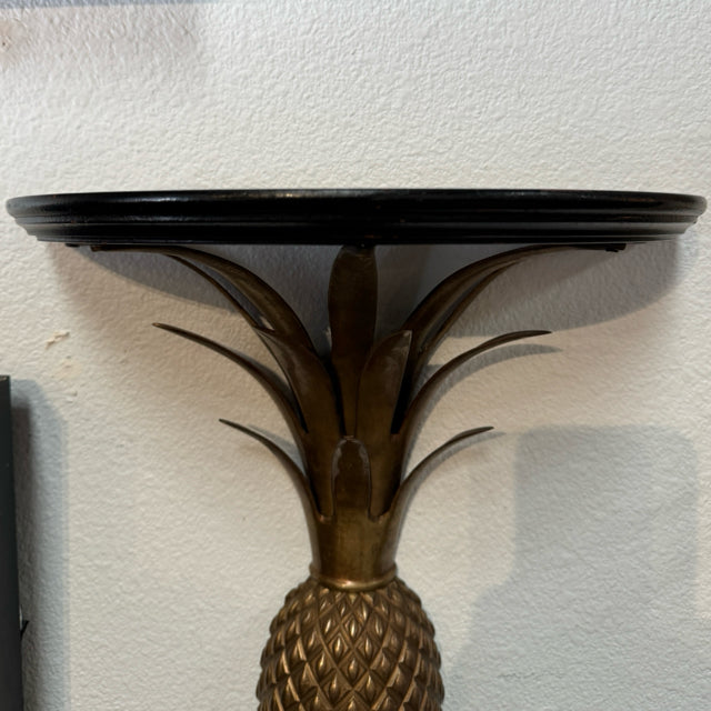 Pair Vintage Brass Pineapple Sconces 18.5"H