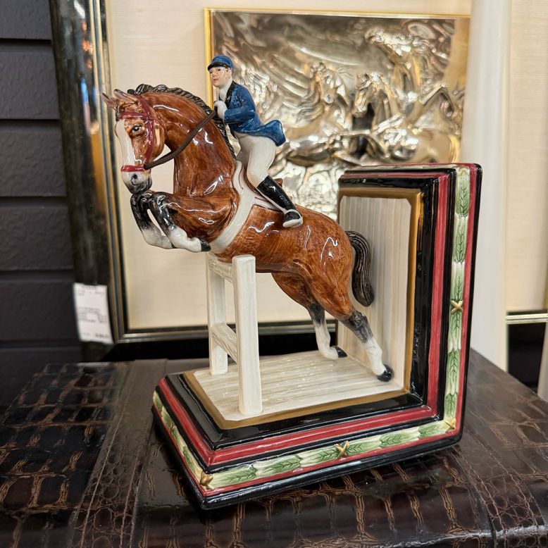 Fitz & Floyd 12" Equestrian Bookend