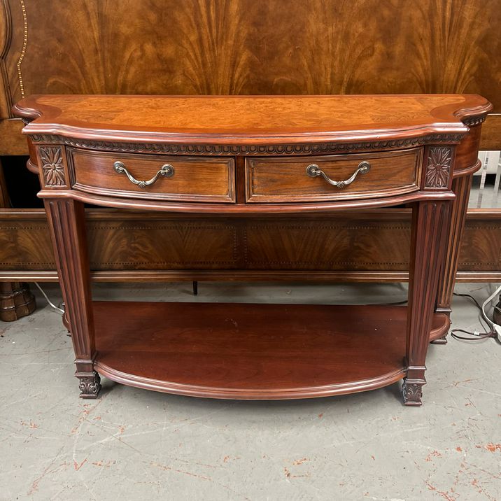 Lane 2-Drw Console Table W/Lower Shelf 56x20x35