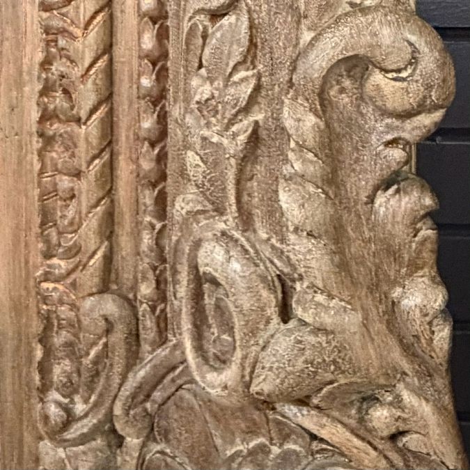 Elaborate 88" Wood Carved Wall/Floor Mirror 64x5x88