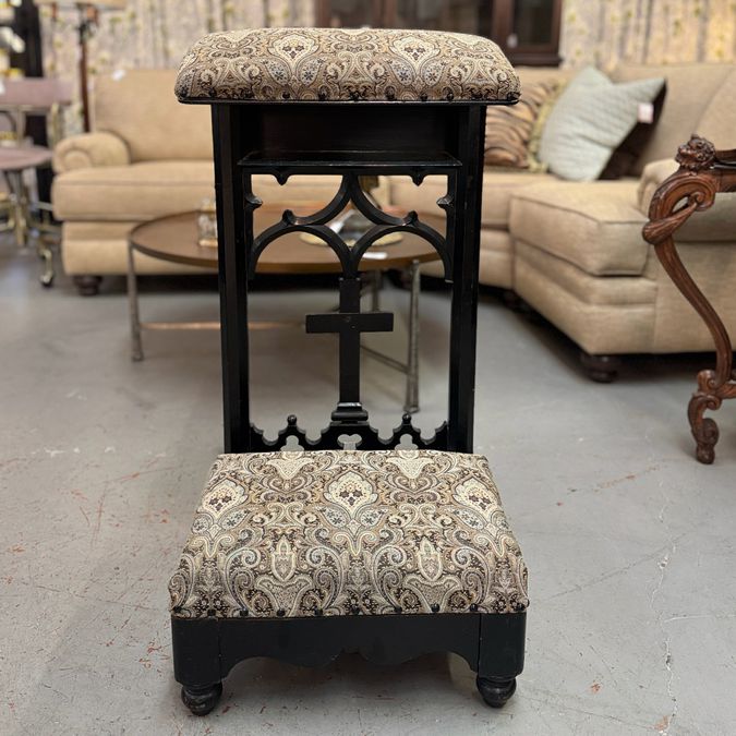 Antique Prayer Bench, Prie Dieu 21x22x36
