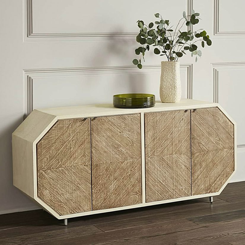 Hooker Angles 4-Door Console Cabinet 71x19x32