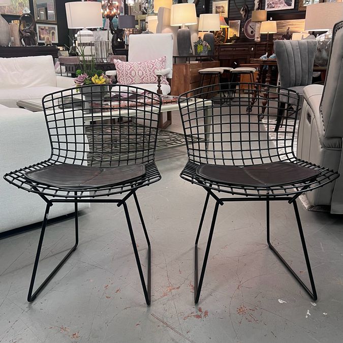 SET/2 Knoll Bertoia Side Chairs 21x20x29