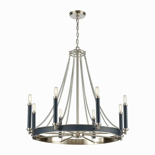 Elk Home Avenue 8 Lt Chandelier 31H x 32W x 32L  NEW
