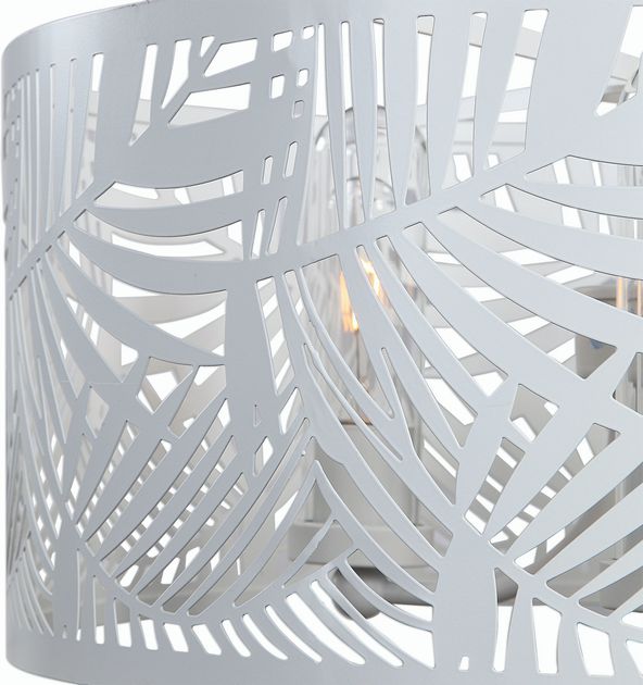 Uttermost Palmier 3 Lt White 20"D Modern/Contemporary Outdoor Pendant Light