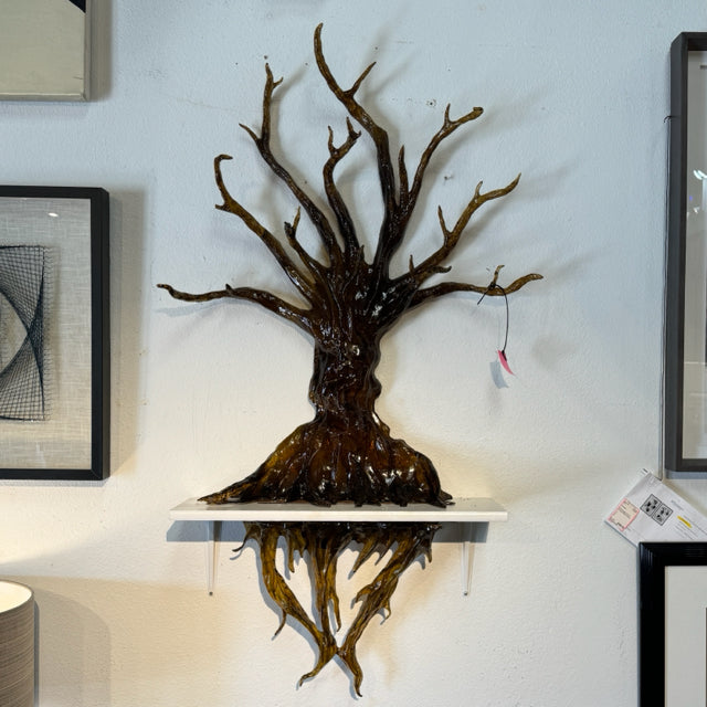 Resin Art Tree by Brad Oldham 30x5x56 FINAL SALE!